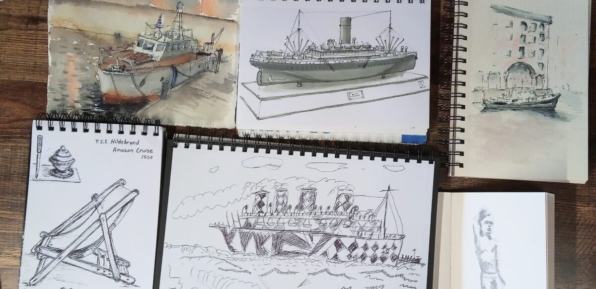 Urban sketch Maritime Museum