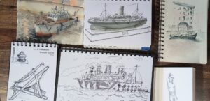 Urban sketch Maritime Museum