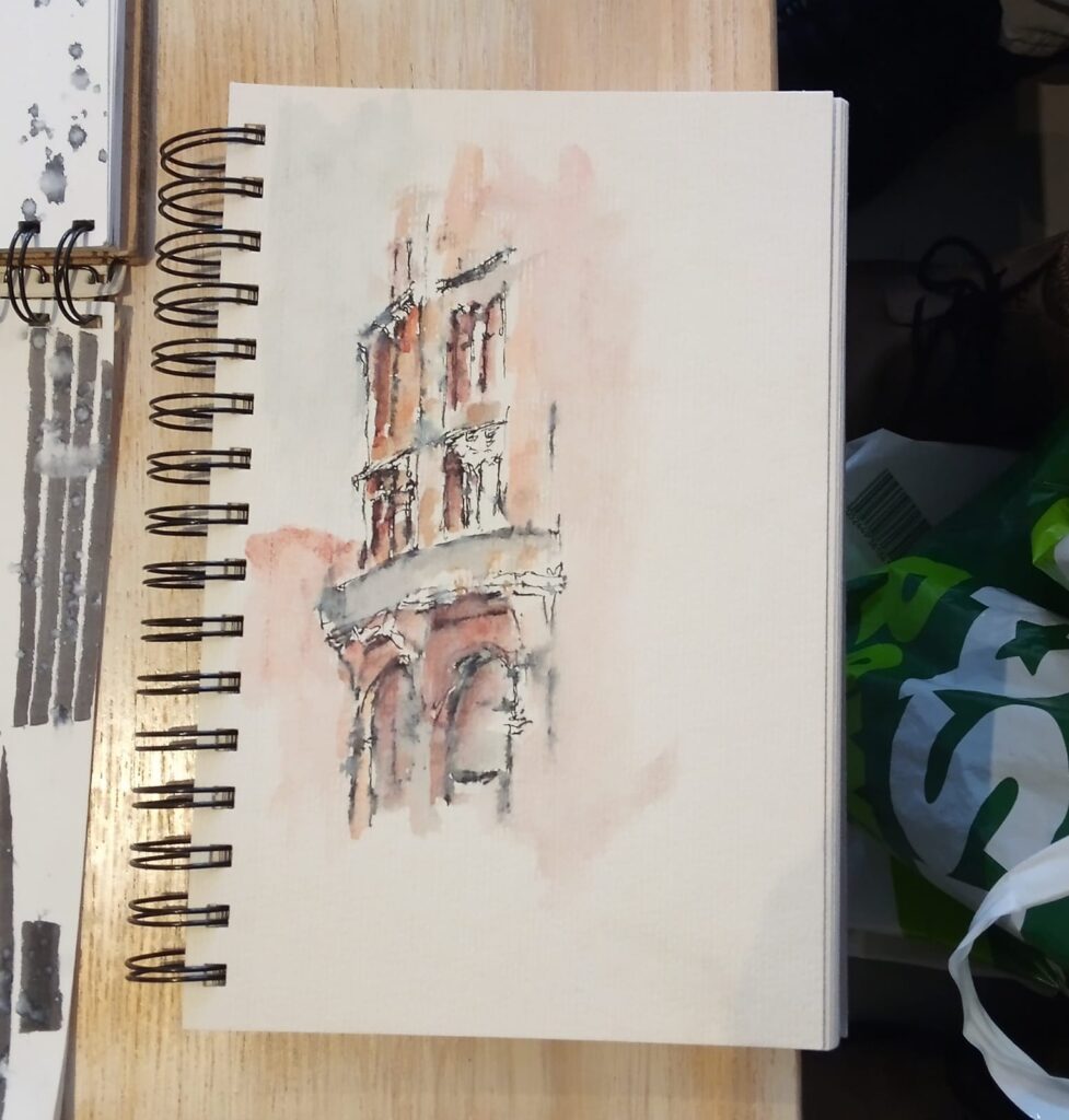 Urban sketch Liverpool